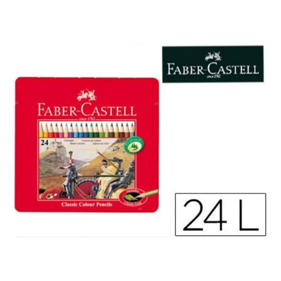 Карандаш рисовательный Faber-Castell 115824 красный 24