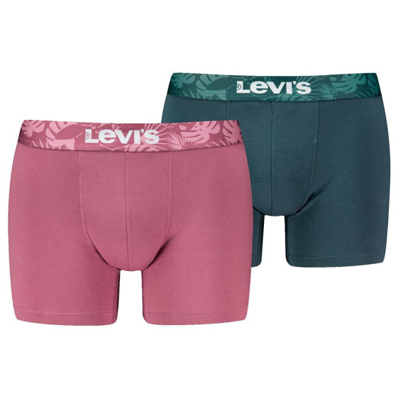 LEVI´S UNDERWEAR Monstera Leaf Wb Boxer 2 Units