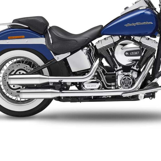 KESSTECH ESM2 2-2 Harley Davidson FLSTN 1584 Softail Deluxe Ref:070-2172-715 not homologated slip on muffler