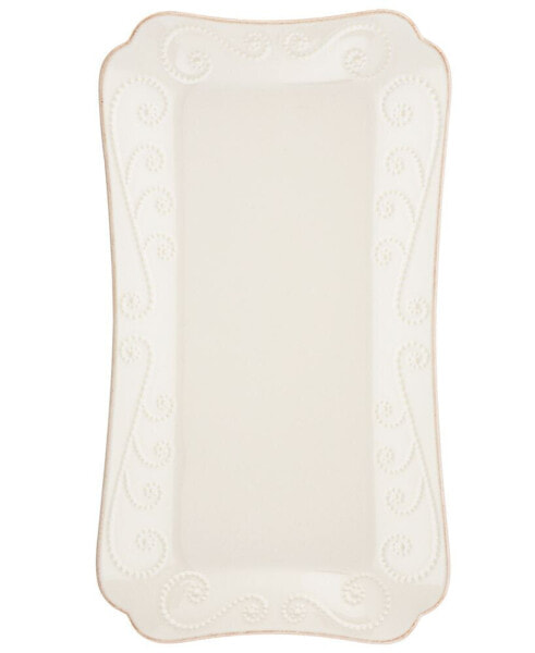French Perle Stoneware Hors D'oeuvre Tray