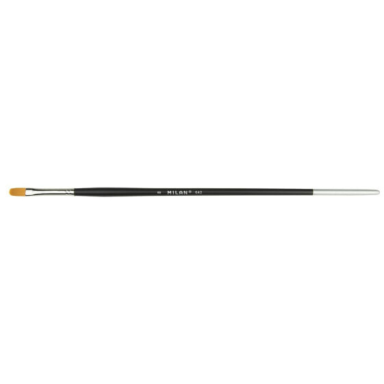 MILAN ´Premium Synthetic´ Cat´S Tongue Paintbrush With LonGr Handle Series 642 No. 8