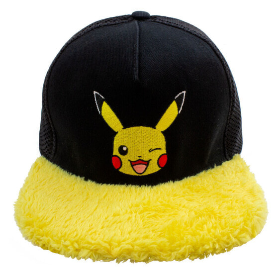 Unisex hat Pokémon Pikachu Wink Yellow Black One size