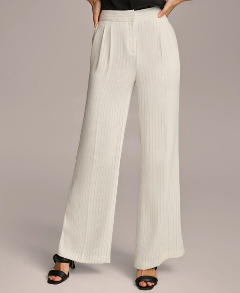 Широкие брюки для женщин DKNY Pinstripe Donna Karan