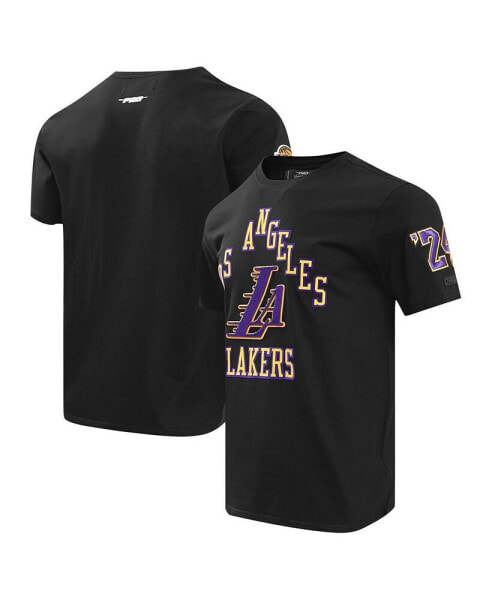 Men's Black Los Angeles Lakers T-shirt