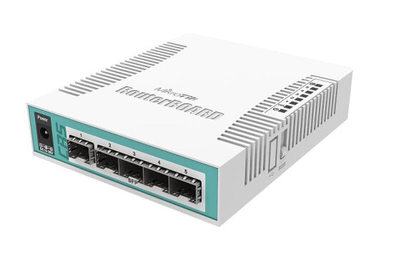 MikroTik Cloud Router Switch 106-1C-5S - Router - Fiber Optic