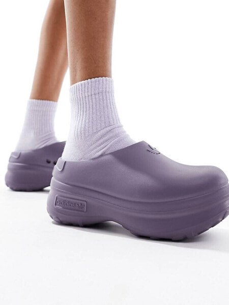 adidas Originals adifom stan mules in violet