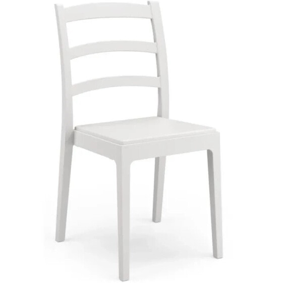 Стулья Set mit 4 Stühlen ARETA REA 51 x 46 x H88 cm Weiß