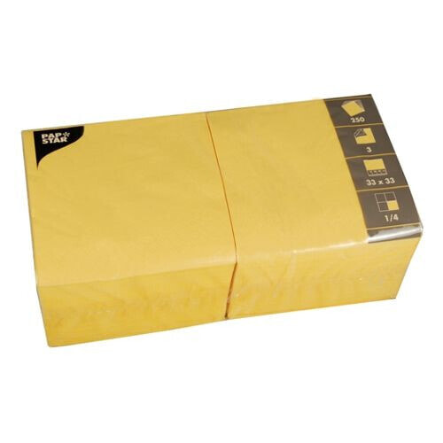 PAPSTAR 12485 - Yellow - Tissue paper - Monochromatic - 46 g/m² - 330 mm - 330 mm