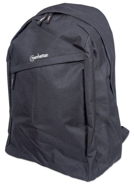 Manhattan Knappack Backpack 15.6" - Black - LOW COST - Lightweight - Internal Laptop Sleeve - Accessories Pocket - Padded Adjustable Shoulder Straps - Water Bottle Holder - Three Year Warranty - Backpack - 39.6 cm (15.6") - Shoulder strap - 440 g