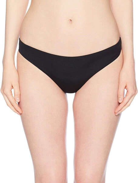 Bikini Lab 171330 Womens Hipster Bikini Swimsuit Bottom Solid Black Size Medium