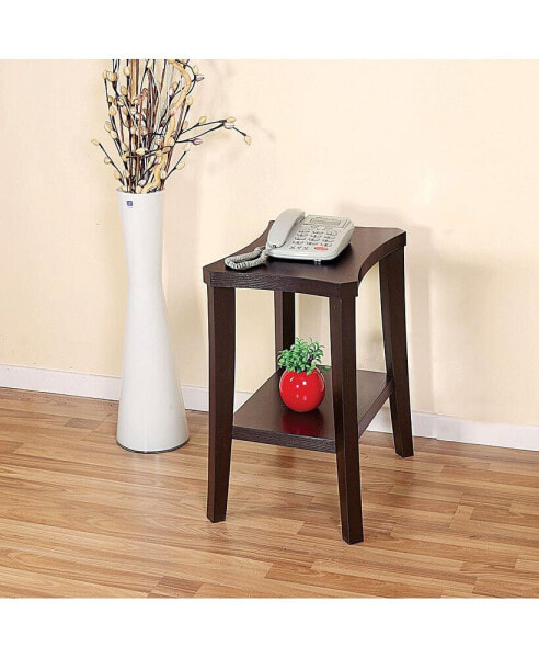 Chairside Table Red Cocoa