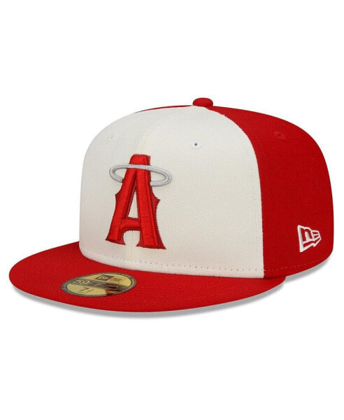 Men's Red Los Angeles Angels City Connect 59FIFTY Fitted Hat