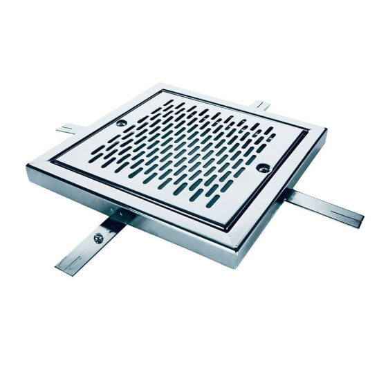 ASTRALPOOL 00285 300x300mm AISI304 drain grille in stainless steel