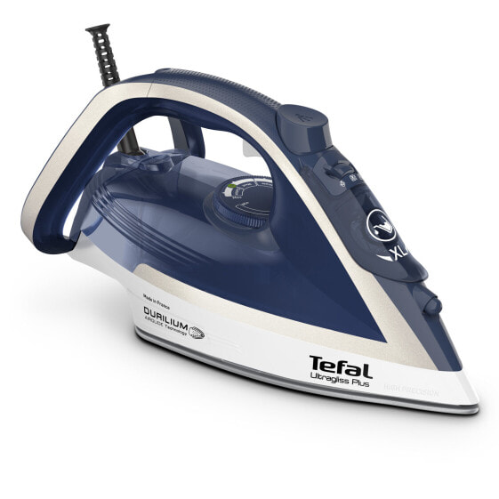 TEFAL Ultimate Pure FV6812E0 - Steam iron - 2 m - 260 g/min - Blue - Silver - 50 g/min - 0.27 L