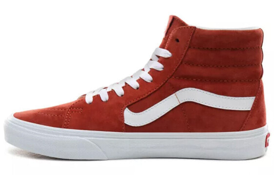 Кроссовки высокие Vans SK8 HI классические мужские暗红