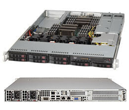 Supermicro SuperChassis 119TQ-R700WB - Rack - Server - Black - 1U - HDD - LAN - Power - 80 PLUS