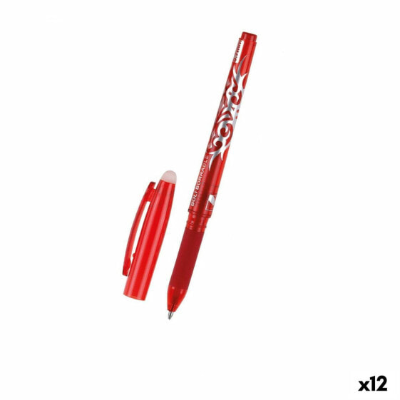 Ручка стираемая 0,7 мм красная MP Click System (12 штук)