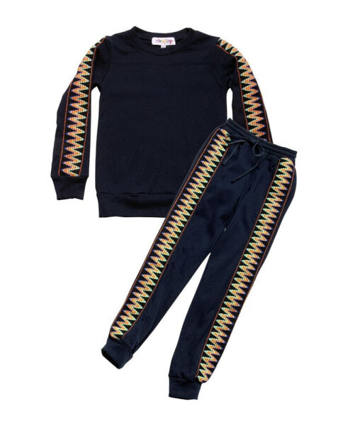 Toddler Boys Easy Pull-On Sweatpants Joggers and Sweatshirt