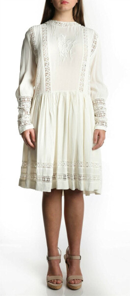 Asos Womens Ivory crochet Dress A-line 245063 size US 14