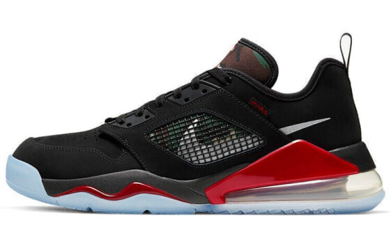 Кроссовки баскетбольные Nike Air Jordan Mars 270 Low Camo (Красный, Черный)