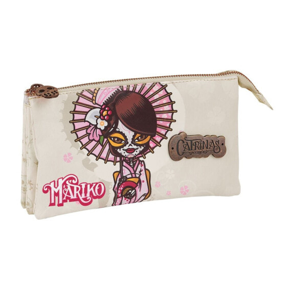 SAFTA Catrinas Mariko Triple Pencil Case