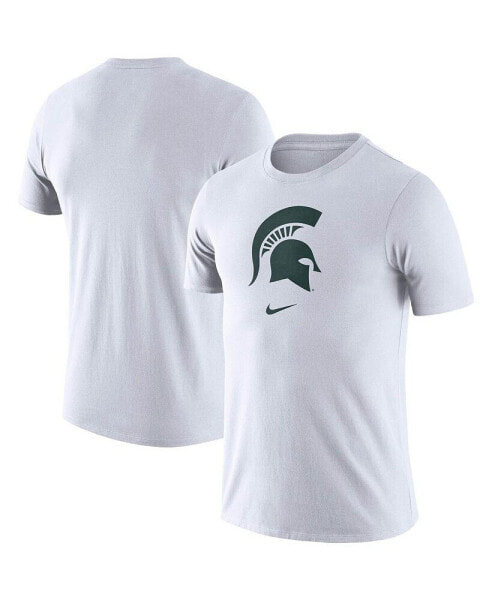 Men's White Michigan State Spartans Essential Logo T-shirt