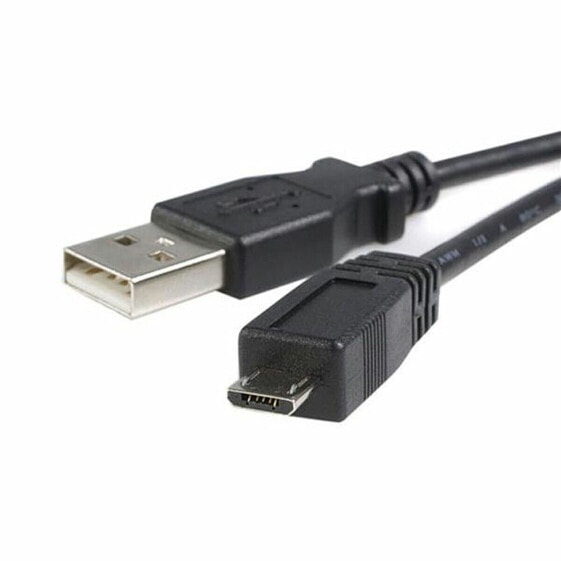 Кабель Micro USB Startech UUSBHAUB50CM Чёрный