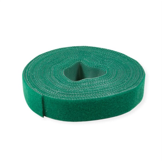 VALUE 25.99.5251 - Hook & loop cable tie - Green - 25000 mm - 10 mm - 5 pc(s)