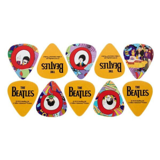 Аксессуар для гитары Daddario Beatles Yellow Sub Pick Med