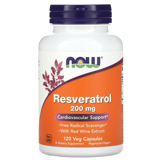 Resveratrol, 200 mg, 120 Veg Capsules
