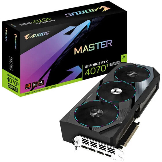 GIGABYTE Aorus GeForce RTX 4070 Ti Super Master 16G, 16384 MB GDDR6X