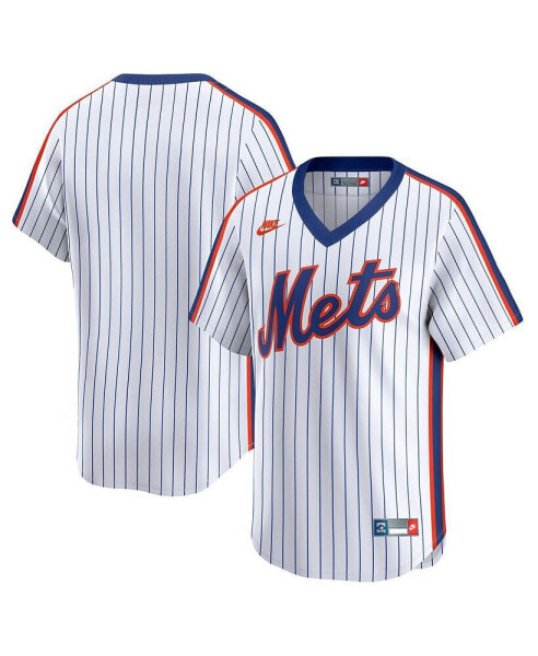 Men's White New York Mets Cooperstown Collection Limited Jersey