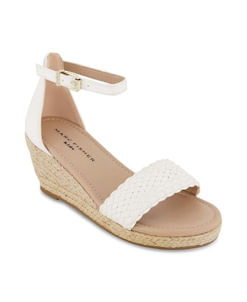 Little Girls Open Toe Wedge Sandals