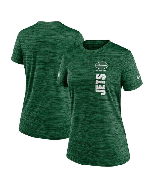 Women's Green New York Jets Velocity Performance T-Shirt