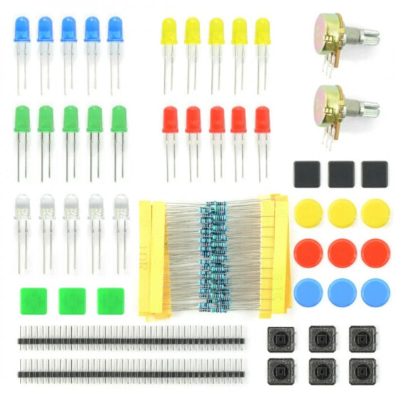 Set of electronic components - E32 - 254 elements