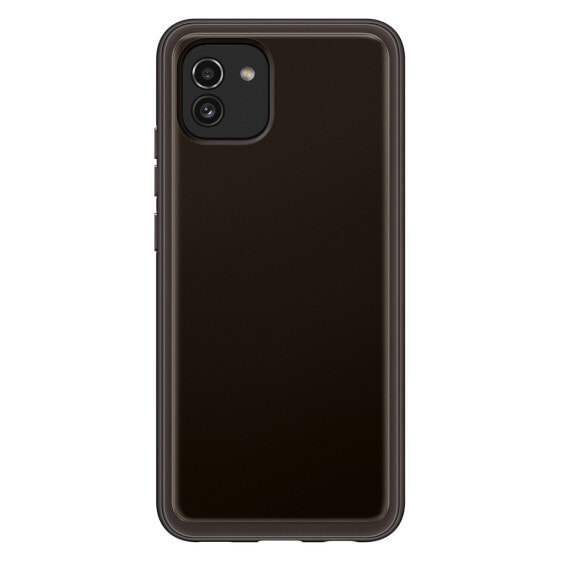 Чехол для смартфона. Samsung Galaxy A03 Soft Clear Cover, черный.
