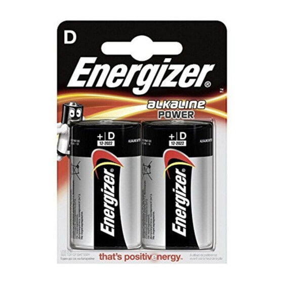 Батарейки Energizer 638203 LR20 1,5 V 1.5 V (2 штук)