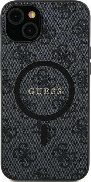 Guess Etui Guess GUHMS24LG4GFRK Samsung Galaxy S24 Ultra hardcase 4G Collection Leather Metal Logo MagSafe czarny/black