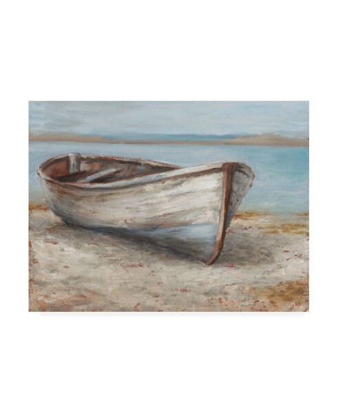 Ethan Harper Whitewashed Boat I Canvas Art - 37" x 49"