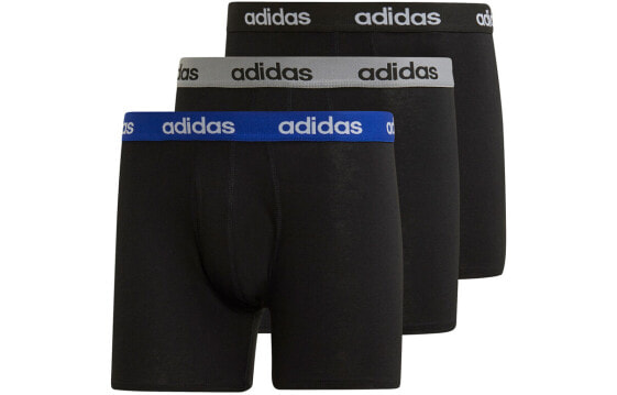 Трусы мужские спортивные Adidas 3 шт. черные