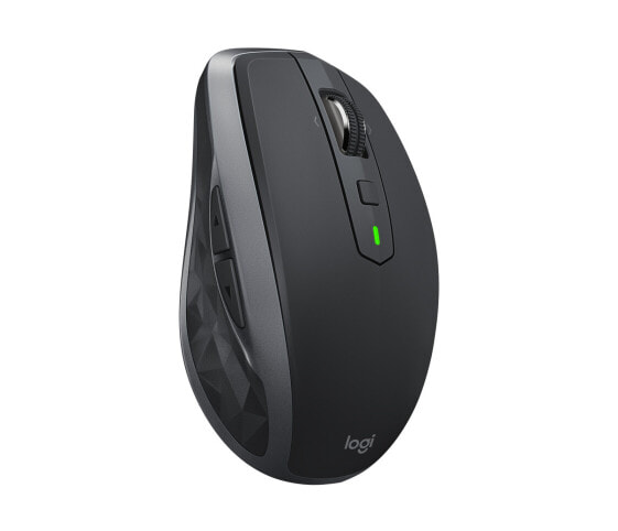 Logitech MX Anywhere 2S Wireless Mobile Mouse - Right-hand - Laser - RF Wireless + Bluetooth - 4000 DPI - Graphite
