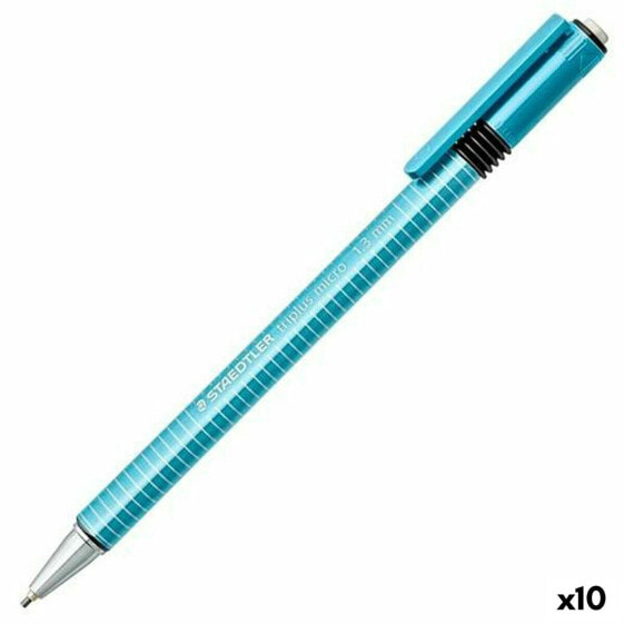 Механический карандаш Staedtler Triplus Micro 774 Синий Чёрный Серый (3 Предметы) (10 штук)