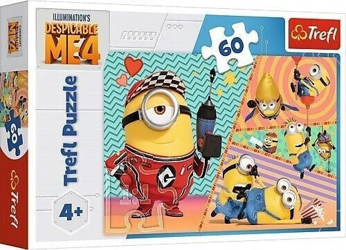 Trefl Puzzle 60 elementów Wesołe Minionki Trefl