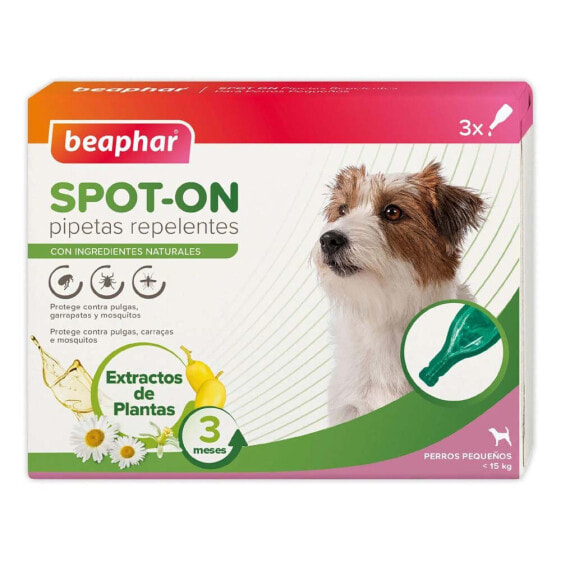 BEAPHAR 1ml antiparasitic repulsive pipettes for dog 3 units