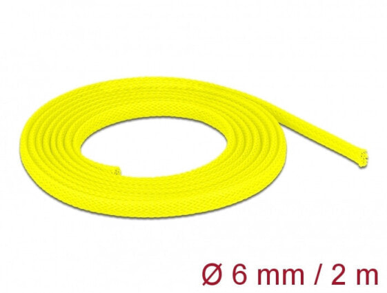 Delock 20740 - Cable sleeve - Polyester - Yellow