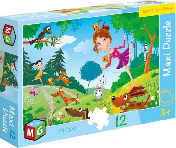 Пазл для малышей Multigra Maxi Puzzle 12 Песочки
