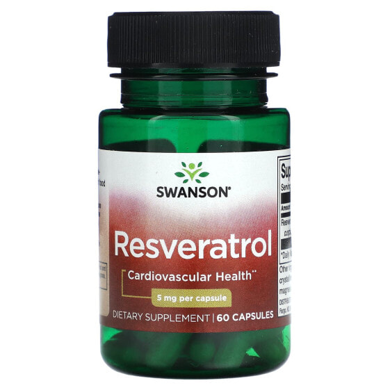 БАД Ресвератрол Swanson 100 мг, 30 капсул
