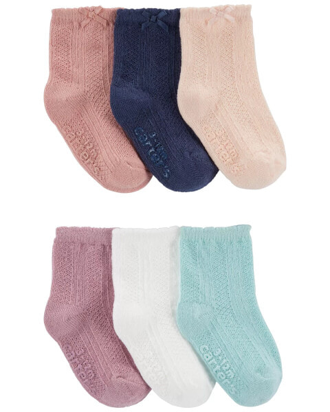 Baby 6-Pack Socks 0-3M