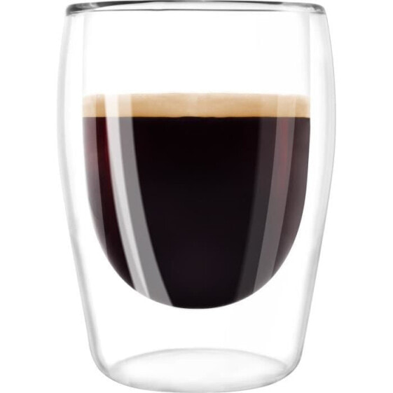 Кофейные чашки Melitta 2 шт. для эспрессо 80 мл прозрачные.