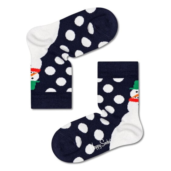 Носки Рождественские Happy Socks "Снеговик" для детей